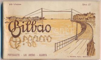 Bilbao, 20 Vistas. L. Roisin / postcard booklet with 20 images