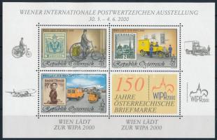 International Stamp Exhibition WIPA 2000, Vienna block Nemzetközi Bélyegkiállítás WIPA 2000, Bécs bl...