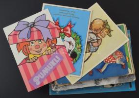 80 db MODERN mesefigurás képeslap vegyes minőségben