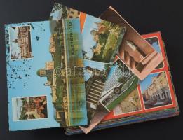 Kb. 100 db MODERN magyar város mozaiklap vegyes minőségben