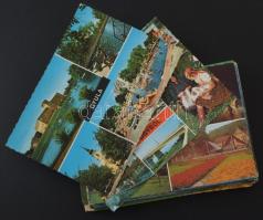 55 db MODERN magyar fürdő, strand képeslap vegyes minőségben