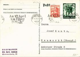 1938 März 13. Ein Volk, ein Reich, ein Führer! / Adolf Hitler, NSDAP German Nazi Party propaganda, m...