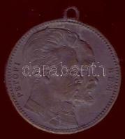 1899. "Petőfi - Bem" Br emlékmedál T:2 ph. f