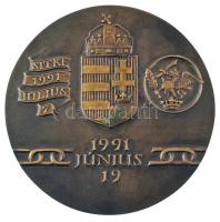 1991. "1991. június 19. - Sitke 1991. július 7. / Kéri Kálmán vezér ezredes" kétoldalas br...