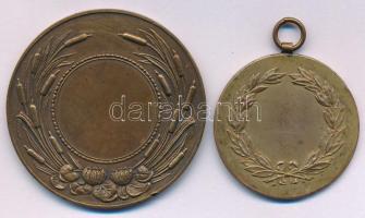 Berán Lajos (1882-1943) ~1930. "Magyar Evezős Szövetség" kétoldalas bronz díjérem (50mm) +...