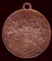 1896. "Honfoglalás" Br emlékérem T:3 f