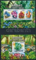 Minerals mini sheet + block Ásványok kisív + blokk