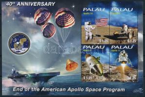 Apollo space program mini sheet, Apolló űrprogram kisív