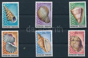 Mollusks set, Tengeri puhatestűek sor