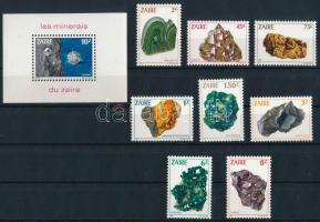 1983 Ásványok sor Mi 803 - 810+blokk Mi 46