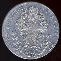 Ausztria 1778VC-S 20Kr Ag II.József T:2-