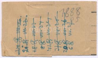 1946. Banki kötegelő 100db 1.000.000AP bankjegyhez használt állapotban