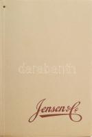 cca 1900 Oslo, vadhús és gyarmatárú árjegyzék Jensen &amp; Co. Priskurant over Fetevarer - Finere Kolonialvarer, Delikatesser - Frugt etc. en gros. 76p. illusztrált. Papírborítóval