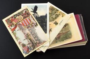 100 db MODERN reprint: magyar, felvidéki, erdélyi és külföldi város képeslap