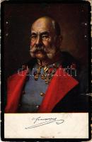 Franz Josef I / Franz Joseph I of Austria, obituary card. R.B.W. II. Nr. 200. (lyukak / pinholes)