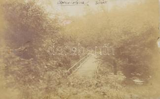 1921 Sóhát, Csornoholova, megírt fotólap, 9×14 cm
