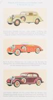 cca 1940 A Mercedes Benz Typ 230 automobilt bemutató képes leporelló