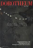 Dorotheum aukciós katalógus, kortárs művészet témakörben, 2014.