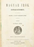 Danielik József: Magyar írók. Életrajz-gyűjtemény. II. kötet. Pest, 1858, Szent István-Társulat (Gyurian József-ny.), VI+441 p. Félvászon-kötésben, kissé sérült borítóval és gerinccel, helyenként kissé foltos lapokkal, a címlapon javítással.