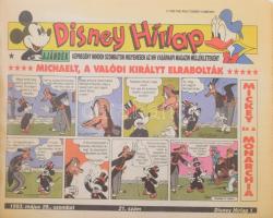 1993 Disney Hírlap (Mickey egér, Donald kacsa) képregényújság 6 db száma