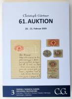 Gärtner 2025 februári árverési katalógus