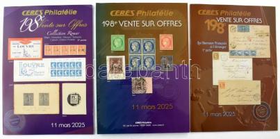 Ceres 2025 tavaszi 3 kötetes árverési katalógusa