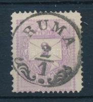 1874 2kr durva gyöngyjavítással (ex Lovász)