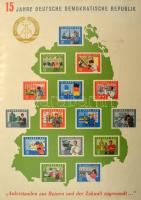 Szovjet zóna és NDK gyűjtemény 1979-ig rengeteg jó kiadással, 32 lapos Leuchtturm A/4 berakóban. Magas katalógus érték!!