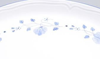 Herend Pottery asztalközép kínáló, jelzett, d: 32,5 cm