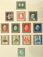 NSZK 1949-1994 Gyakorlatilag teljes gyűjtemény, benne az összes jó kiadás (Posthorn is) postatisztán...