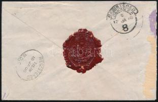 1908 Ajánlott levél Londonba / Registered cover to London