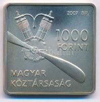 2007. 1000Ft Cu-Ni "Adorján János - Libelle" kapszulában T:BU patina Adamo EM208