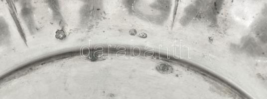 Ezüst (Ag) tálka, hólyagos peremrésszel, jelzett, 100g