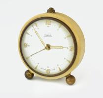 Wehrle asztali óra, jelzett, kopott, m: 7,5 cm
