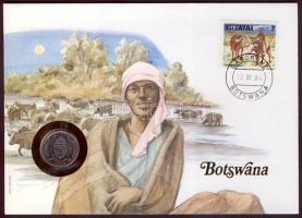 Botswana 1984. 10T érmés, bélyeges borítékon T:1