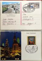 97 db német küldemény, főleg díjjegyesek nagyon sok modern, használatlan darabbal, közte kevés osztrák / 97 German postcards, mainly modern unused PS-card, including a few Austria