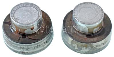 Csúcs Viktória (1934-1993) DN "Hollóháza" Ag emlékérem előlapi és hátlapi verőtő pár! Kész...