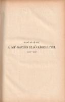 Horváth János: Petőfi Sándor. [Monográfia.] Budapest, 1922. Pallas Irodalmi és Nyomdai Rt. 597 + [1]...