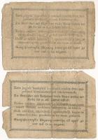 1849. 30kr "Kossuth bankó" (2x) T:VG,G
Adamo G103