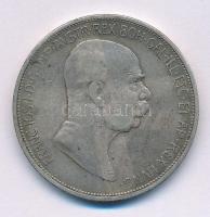 Ausztria 1908. 5K Ag "Ferenc József - Jubileum" T:F 
Austria 1908. 5 Corona Ag "Fran...