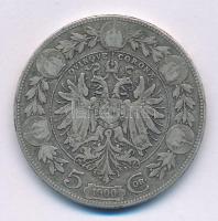 Ausztria 1900. 5K Ag "Ferenc József" T:VF,F ph. Austria 1900. 5 Corona Ag "Franz Joseph" C:VF,F egde error Krause KM#2807