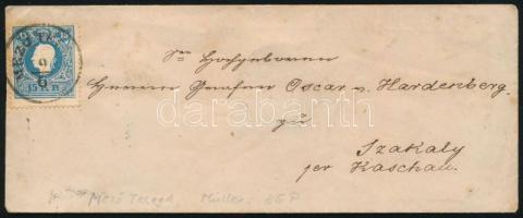 15kr típe II on small cover from "MEZŐ TELEGD" to Szakály, 15kr II. típus kis méretű boríték "MEZŐ TELEGD" - Szakály