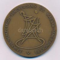 Iván István (1905-1968) 1972. "Savaria Nemzetközi Táncverseny és Magyar Táncbajnokság / Colonia Claudia Savaria XLIII" bronz emlékérem a Savaria Táncversenyre (60mm) T:XF