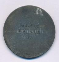 1943. "Pannonia Turista Egyesület - Kajak-verseny" egyoldalas fém díjérem, gravírozott &qu...