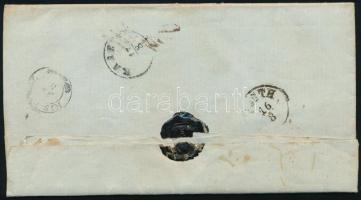 5kr on domestic cover "OROŠLAMOS" - "KIS-CZELL" - Alsó Mesteri 5kr látványos lev...