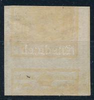1kr ochre HP I b printed on both sided "V. UJHELY" Certificate: Strakosch, 1kr okkersárga HP I b kétoldali nyomat Certificate: Strakosch