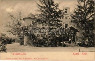 1915 Kéked-fürdő (Alsókéked), Melczer féle uradalmi kastély. Eschwig és Hajts kiadása, Hajts Kornél felvétele (fl)