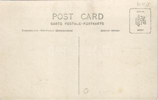 Budapest XIII. Erzsébet Gőzmalom első világháború idején megsérült épülete, ipari épület, vashíd (Ká...