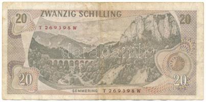 Ausztria 1967. 20Sch "T 269398 W" T:F
Austria 1967. 20 Schilling "T 269398 W" C...