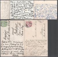 cca 1911-16 össz 7 db képeslap Kézdi-Kovács Lóránthoz (1897-1916), Kézdi-Kovács László (1864-1942) f...